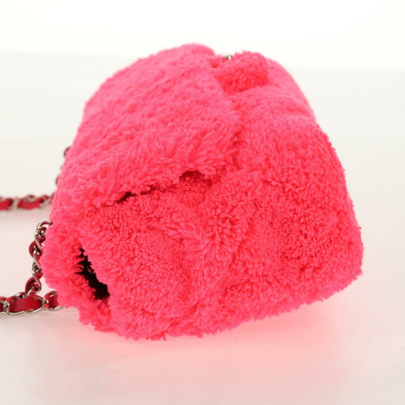 【日本直送】香奈兒 Matelasse 25 鏈條肩背包 粉紅色 銀色 CC 標誌 Auth 142100SM-2