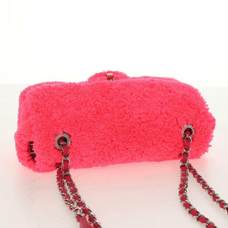 【日本直送】香奈兒 Matelasse 25 鏈條肩背包 粉紅色 銀色 CC 標誌 Auth 142100SM-5