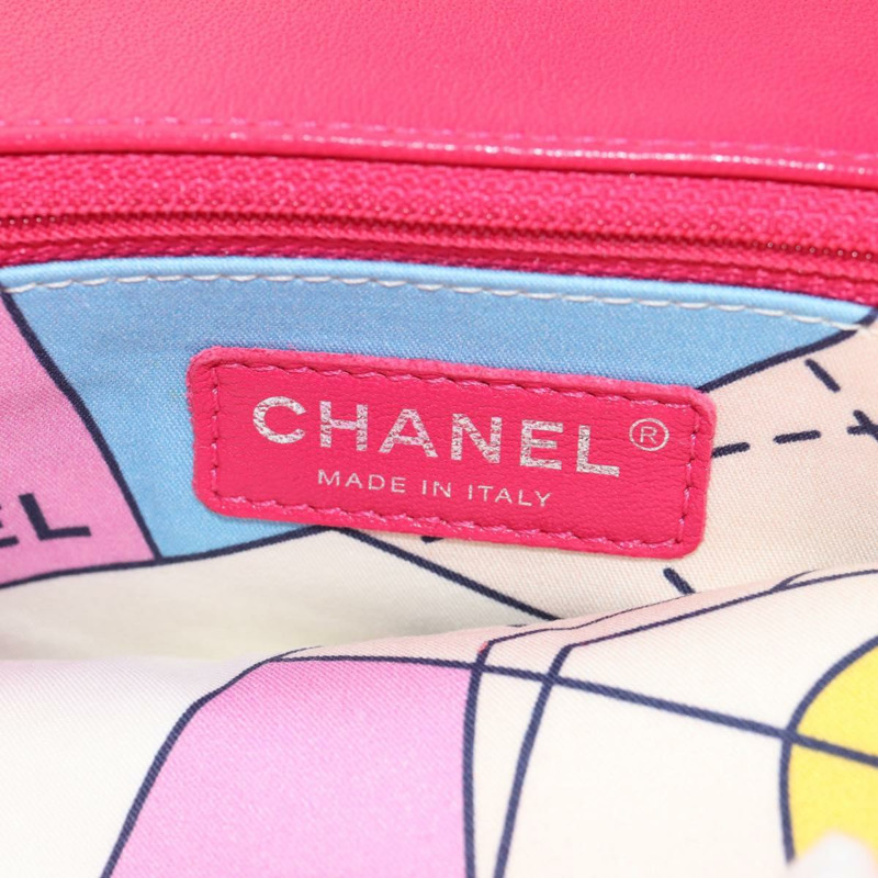 【日本直送】香奈兒 Matelasse 25 鏈條肩背包 粉紅色 銀色 CC 標誌 Auth 142100SM-23