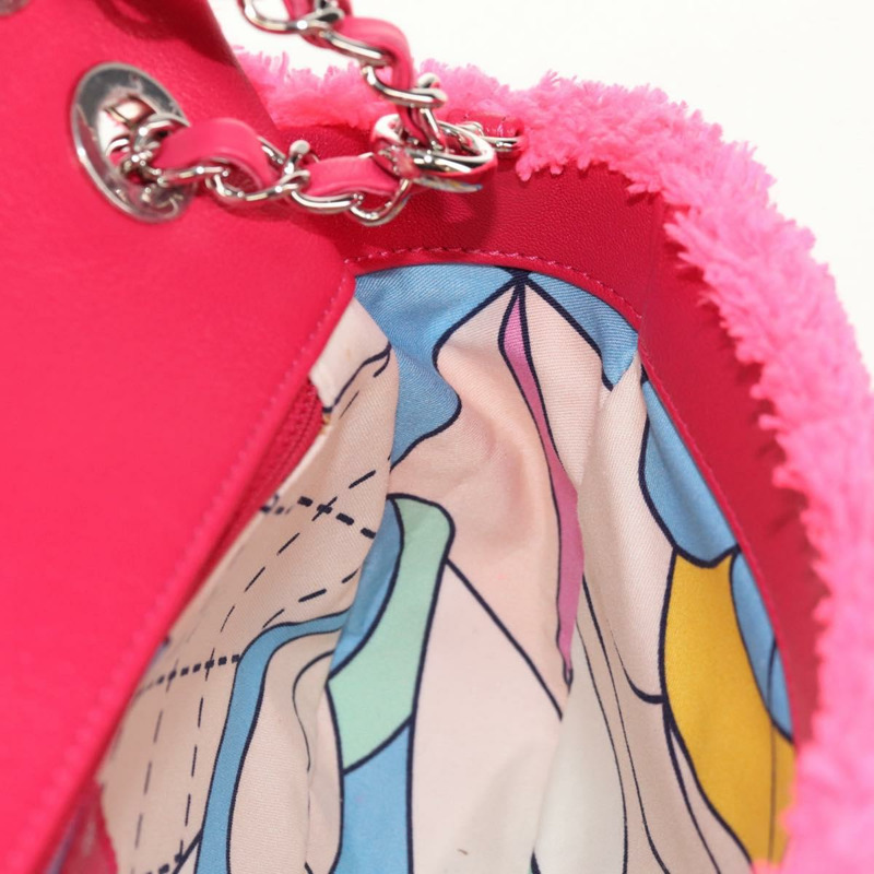 【日本直送】香奈兒 Matelasse 25 鏈條肩背包 粉紅色 銀色 CC 標誌 Auth 142100SM-25