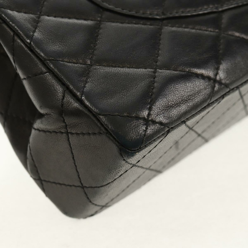 【日本直送】香奈兒 (CHANEL) Matelasse Chain Paris Limited 羊皮黑色金色雙C標誌手提包,貨號 156894A-16