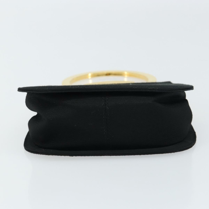 【日本直送】Salvatore Ferragamo Gancini 手提包 尼龍 黑色 金色 正品 SW1751V-4