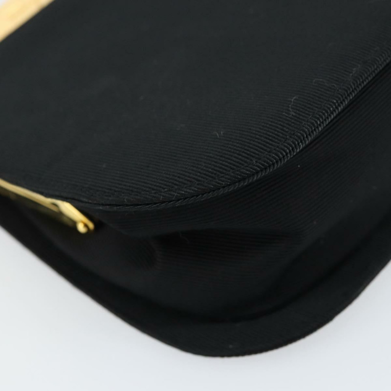 【日本直送】Salvatore Ferragamo Gancini 手提包 尼龍 黑色 金色 正品 SW1751V-13