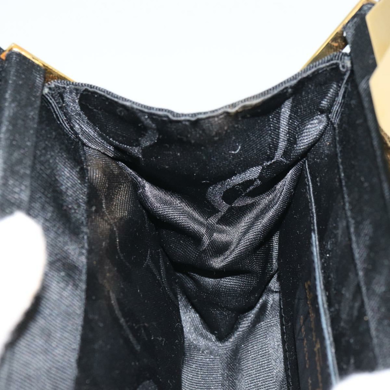 【日本直送】Salvatore Ferragamo Gancini 手提包 尼龍 黑色 金色 正品 SW1751V-18