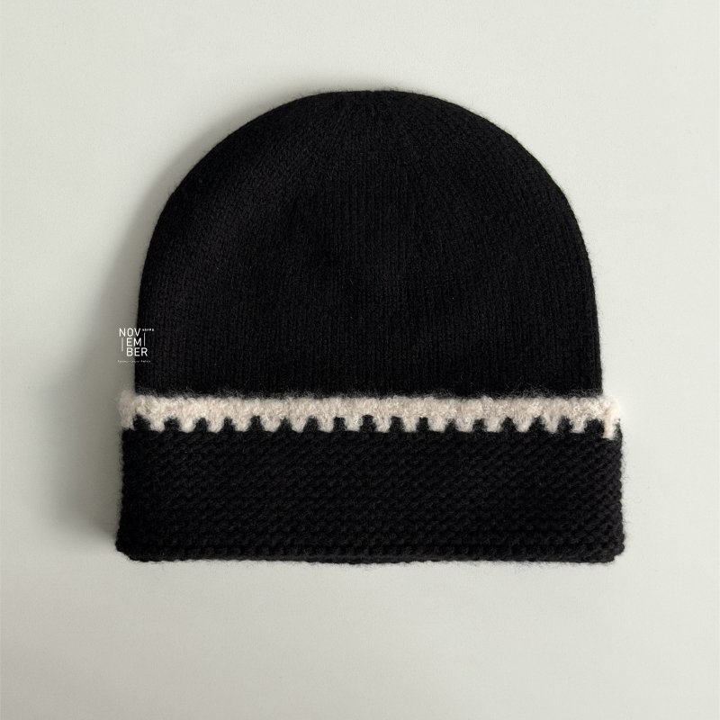 全新🖤 經典款 Chanel 香奈兒 鋸齒雙C毛帽-2