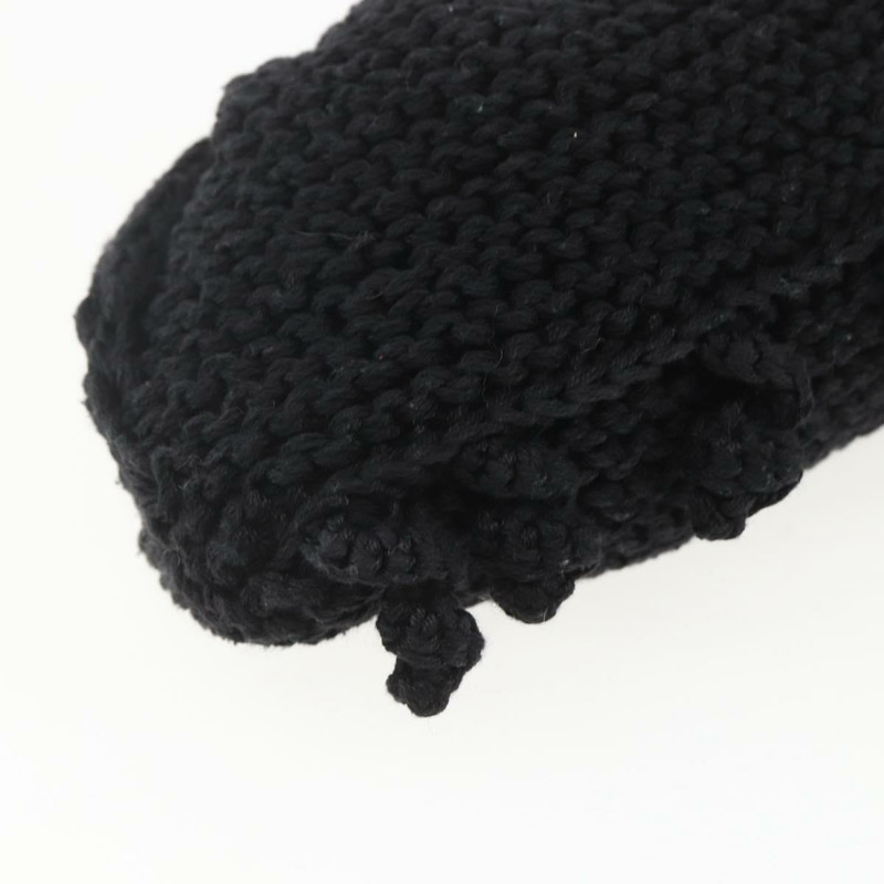 【日本直送】Salvatore Ferragamo 鏈條單肩包，針織布料，黑色，金色，正品，貨號 156985V-14