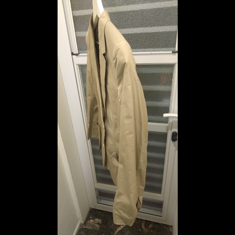 Prada 駝色抓皺口袋外套-3