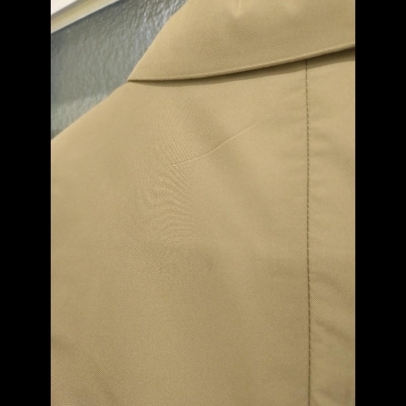 Prada 駝色抓皺口袋外套-8