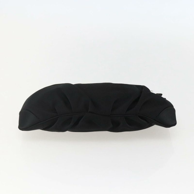 【日本直送】Salvatore Ferragamo Gancini 鏈條肩包 緞面黑色銀色 正品 156969V-4