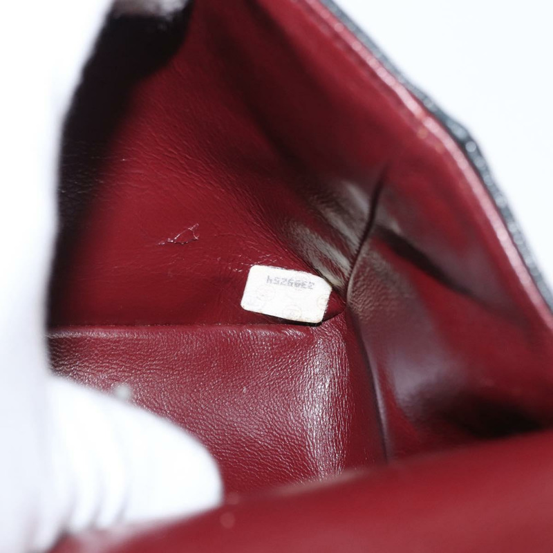 【日本直送】香奈兒 Matelasse 25 雙蓋鏈條包，羊皮材質，黑色，金色雙C標誌，正品 BA9002SAV-9