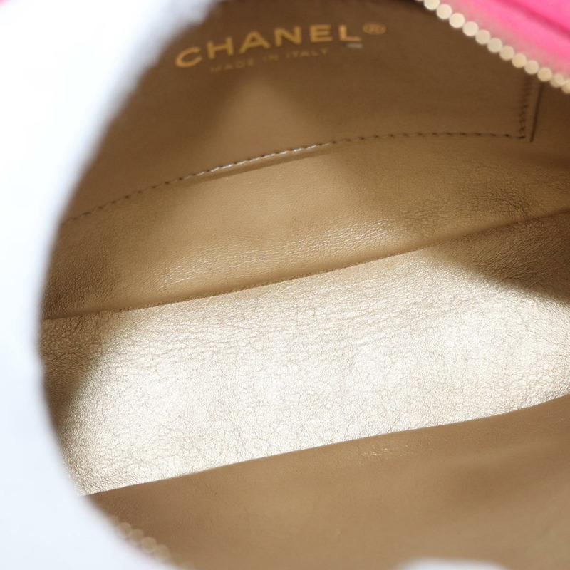 【日本直送】香奈兒 (CHANEL) 絎縫鏈條大號 Coco 相機包，羊皮材質，粉紅色，CC 標誌，正品 BA8999SAM-9