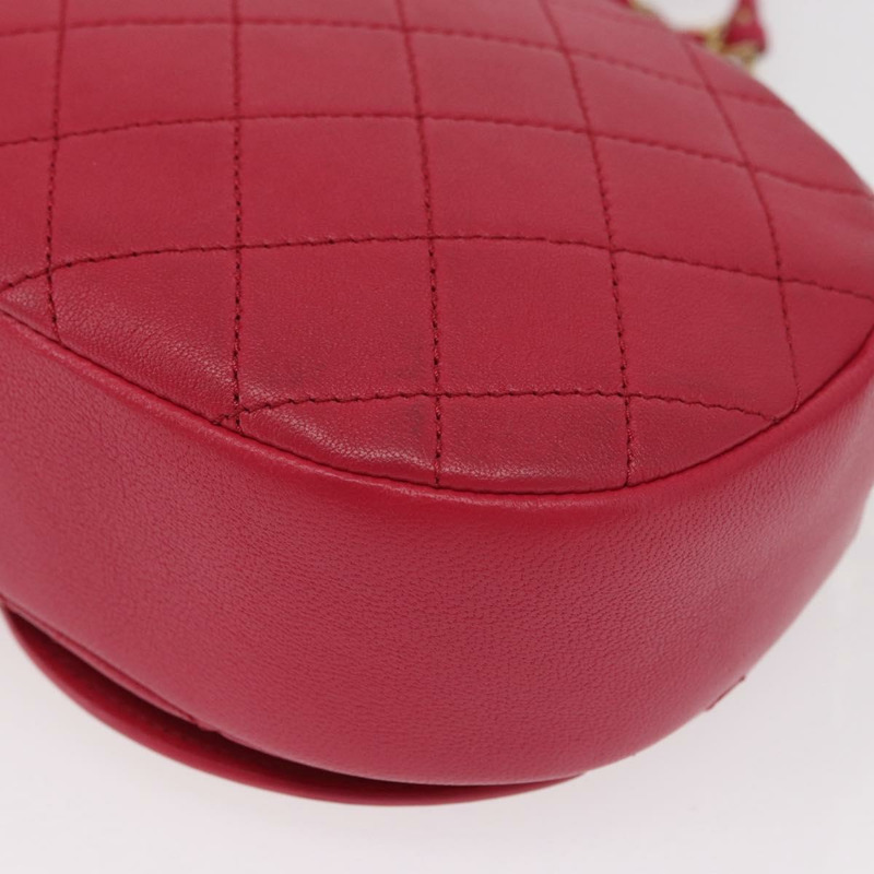 【日本直送】香奈兒 (CHANEL) 絎縫鏈條大號 Coco 相機包，羊皮材質，粉紅色，CC 標誌，正品 BA8999SAM-16