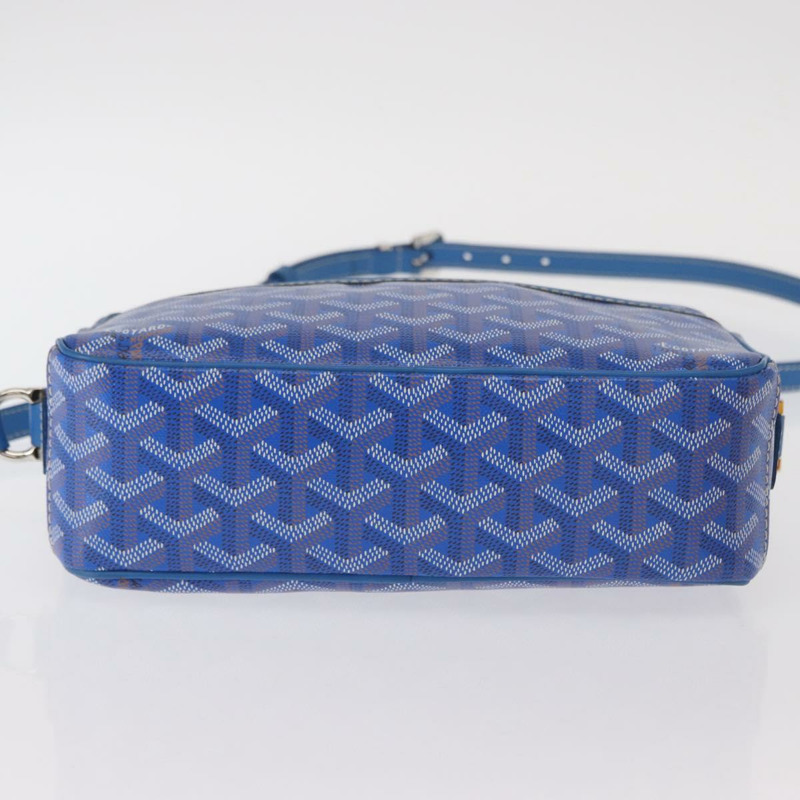 【日本直送】GOYARD 人字紋杯形面紗 PM 單肩包 PVC 藍色 正品 BA9006SAM-4