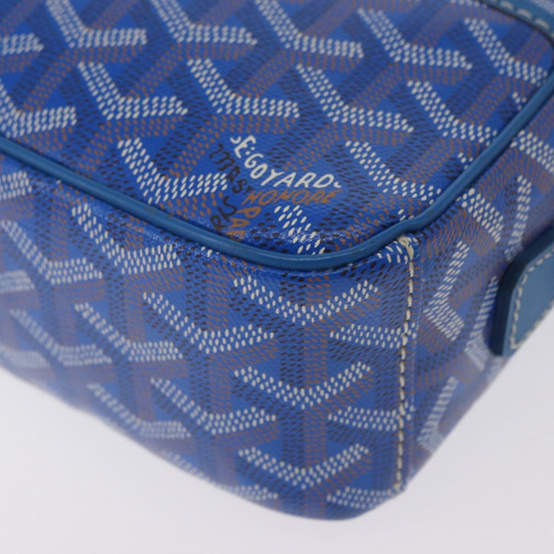 【日本直送】GOYARD 人字紋杯形面紗 PM 單肩包 PVC 藍色 正品 BA9006SAM-13
