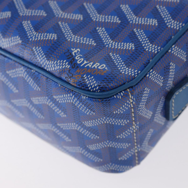 【日本直送】GOYARD 人字紋杯形面紗 PM 單肩包 PVC 藍色 正品 BA9006SAM-15