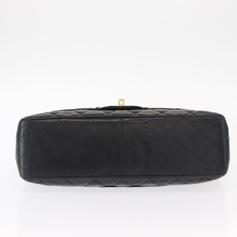 【日本直送】香奈兒 Matelasse 30 鏈條肩背包,羊皮材質,黑色,金色雙C標誌,正品編號 156627SAV-4