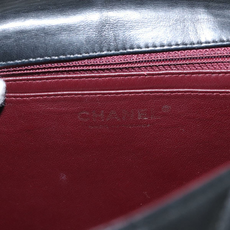 【日本直送】香奈兒 Matelasse 30 鏈條肩背包,羊皮材質,黑色,金色雙C標誌,正品編號 156627SAV-22