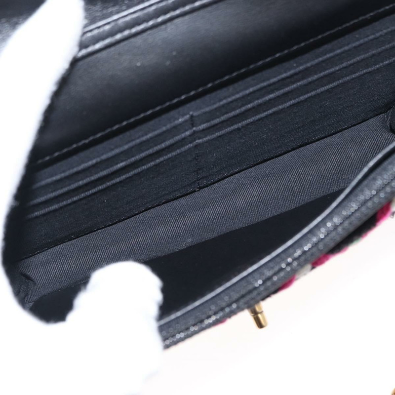 【日本直送】香奈兒 (CHANEL) Matelasse 鏈條肩背包,斜紋軟呢多色,金色雙C標誌,貨號 156642SM-9