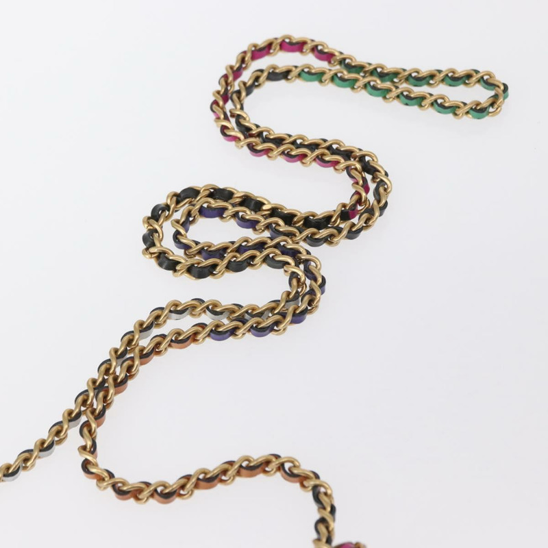 【日本直送】香奈兒 (CHANEL) Matelasse 鏈條肩背包,斜紋軟呢多色,金色雙C標誌,貨號 156642SM-13