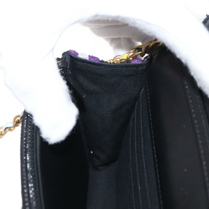 【日本直送】香奈兒 (CHANEL) Matelasse 鏈條肩背包,斜紋軟呢多色,金色雙C標誌,貨號 156642SM-24