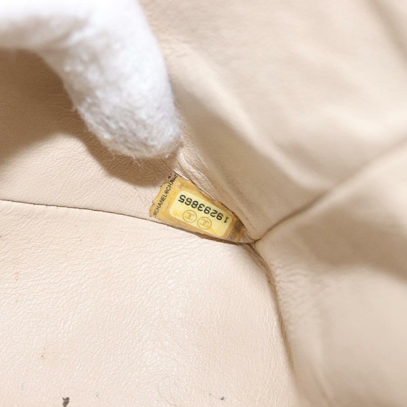 【日本直送】香奈兒 (CHANEL) Matelasse 鏈條雙蓋包 針織 白色 CC Auth 152291SAV-9