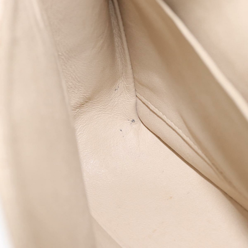 【日本直送】香奈兒 (CHANEL) Matelasse 鏈條雙蓋包 針織 白色 CC Auth 152291SAV-29