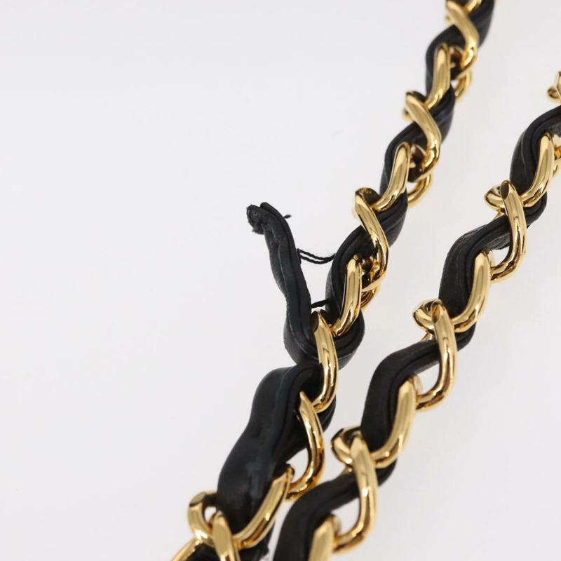 【日本直送】香奈兒 Matelasse 30 鏈條肩背包，羊皮材質，黑色，金色雙C標誌，正品編號 158361SAM-7