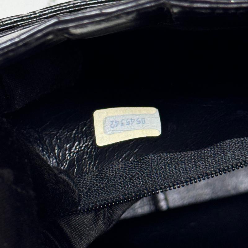 【極新🎁 真鱷魚皮】 Chanel 香奈兒 鱷魚皮 黑金托特包 專櫃60幾萬！-13