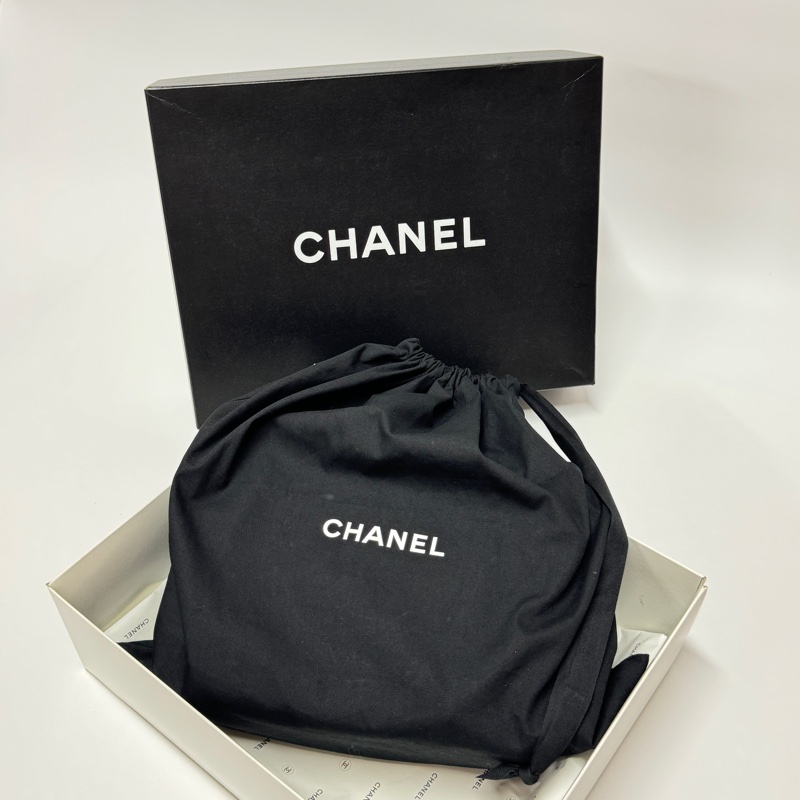 【極新🎁 真鱷魚皮】 Chanel 香奈兒 鱷魚皮 黑金托特包 專櫃60幾萬！-17