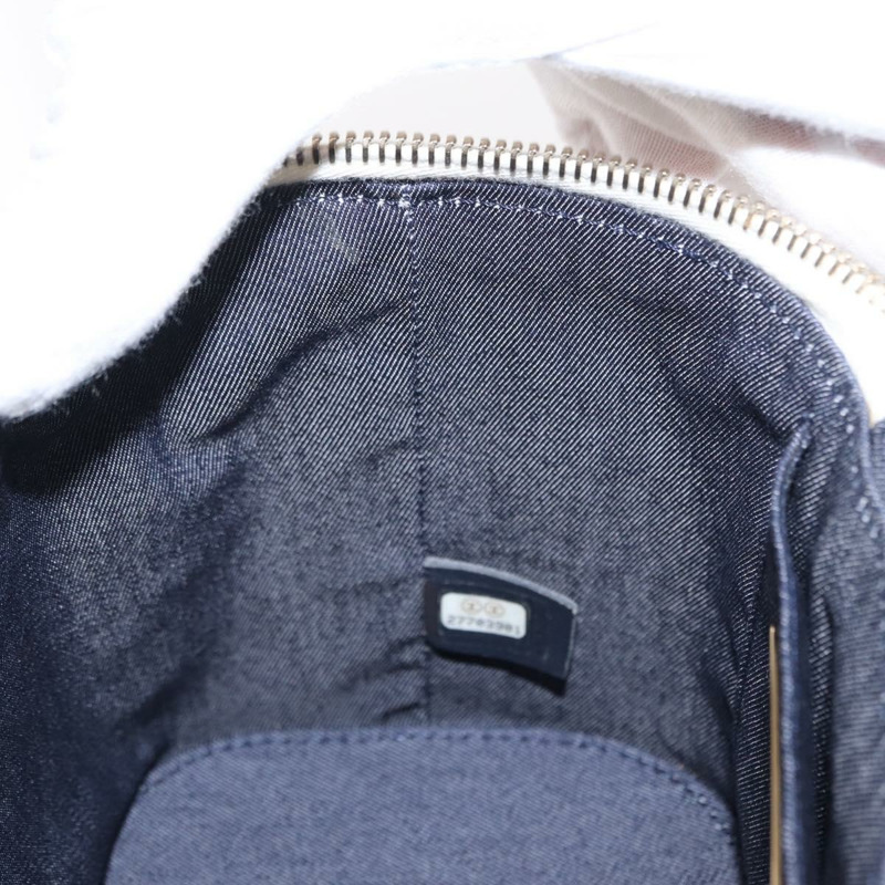 【日本直送】香奈兒鏈條化妝單肩包，斜紋軟呢白金CC標誌，正品編號146553SAM-24