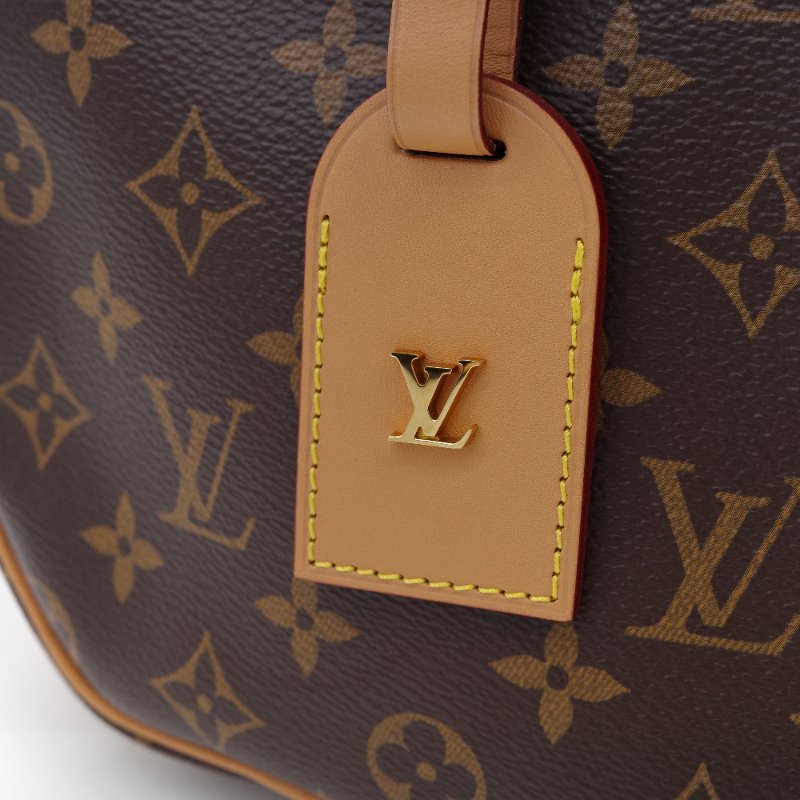 Louis Vuitton 路易威登 Boite Chapeau Souple 大號 圓餅包 MM 老花帆布 斜背包 肩背包-6