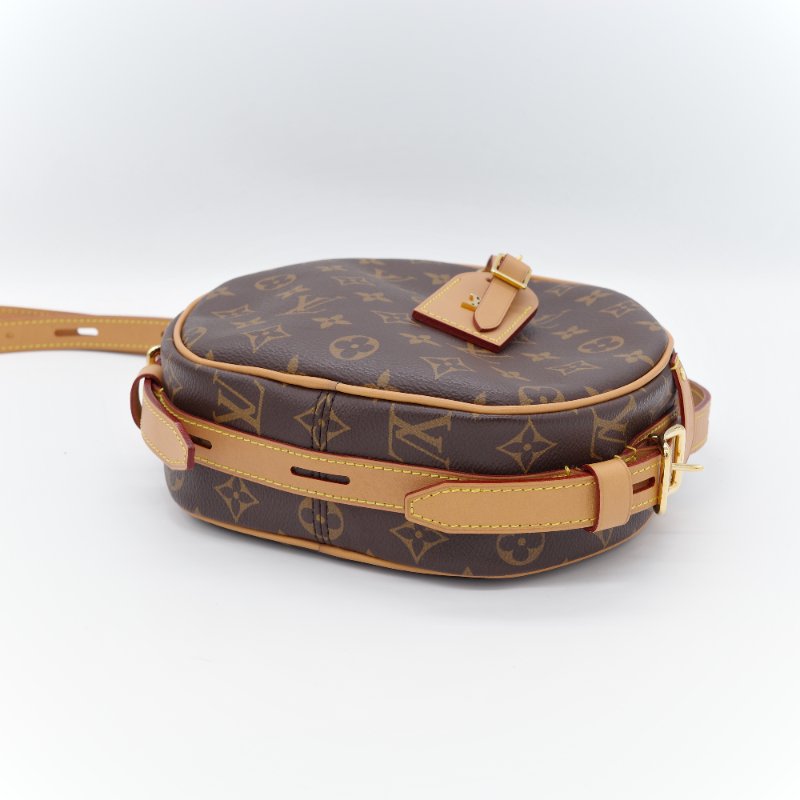 Louis Vuitton 路易威登 Boite Chapeau Souple 大號 圓餅包 MM 老花帆布 斜背包 肩背包-7