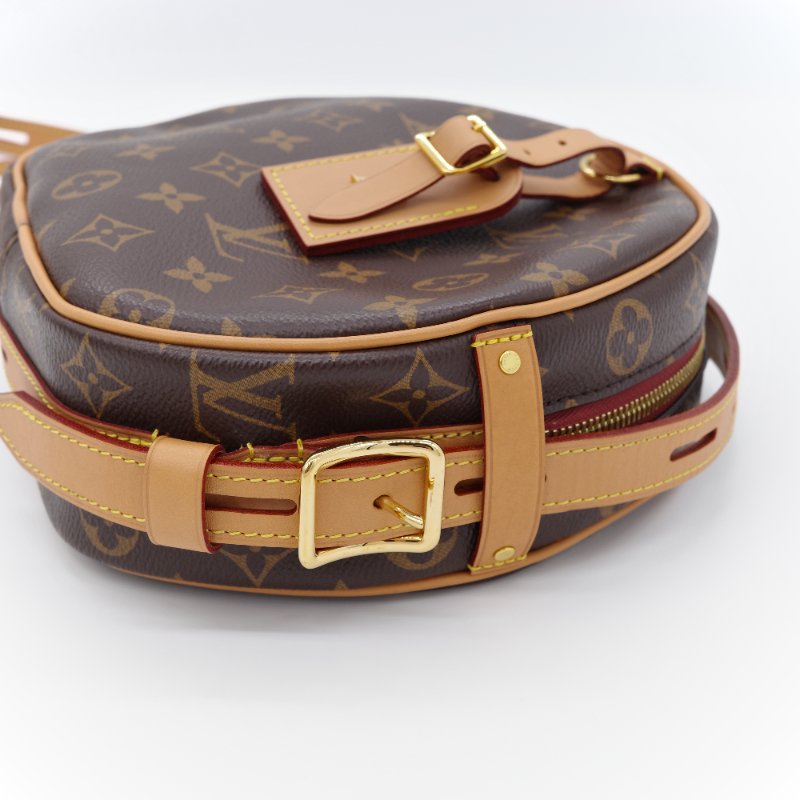 Louis Vuitton 路易威登 Boite Chapeau Souple 大號 圓餅包 MM 老花帆布 斜背包 肩背包-8