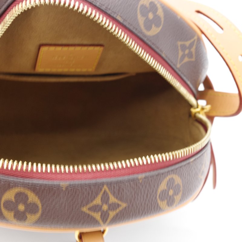 Louis Vuitton 路易威登 Boite Chapeau Souple 大號 圓餅包 MM 老花帆布 斜背包 肩背包-12