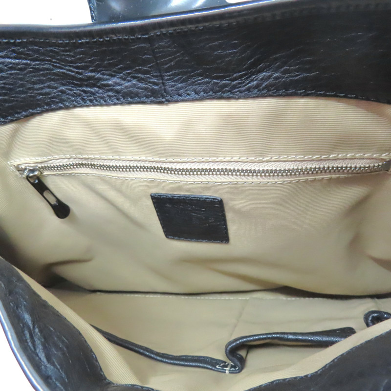 黑色 皮革 帆布 Nova格紋月牙包 肩背包【BURBERRY 巴寶莉】-4