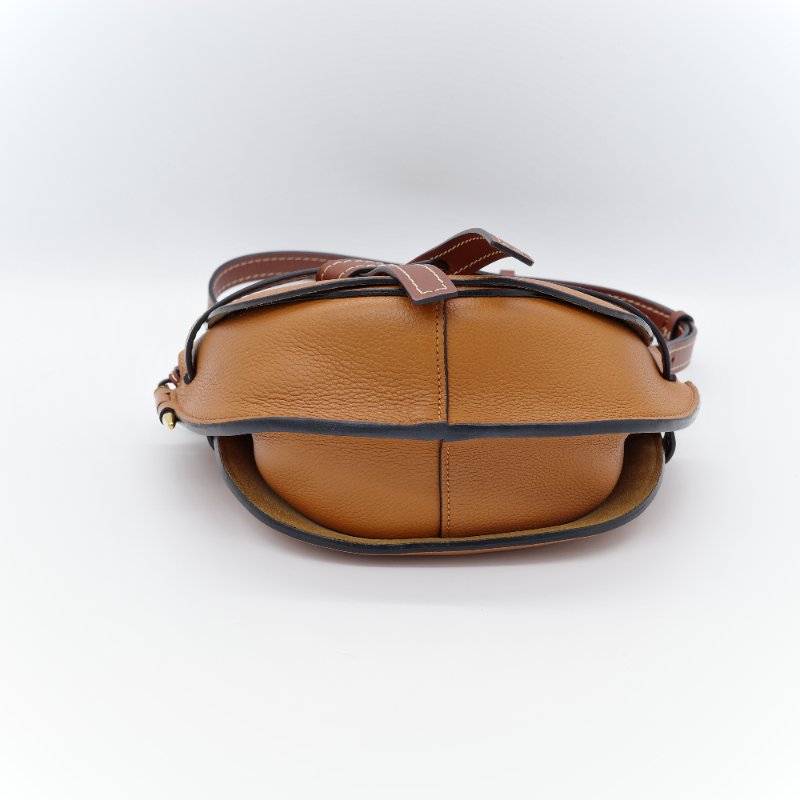 Loewe 羅威 Gate 牛皮 駝色 焦糖色 咖啡棕色 肩背包 斜背包-4