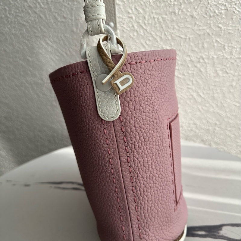delvaux 粉色經典手提包👜-3