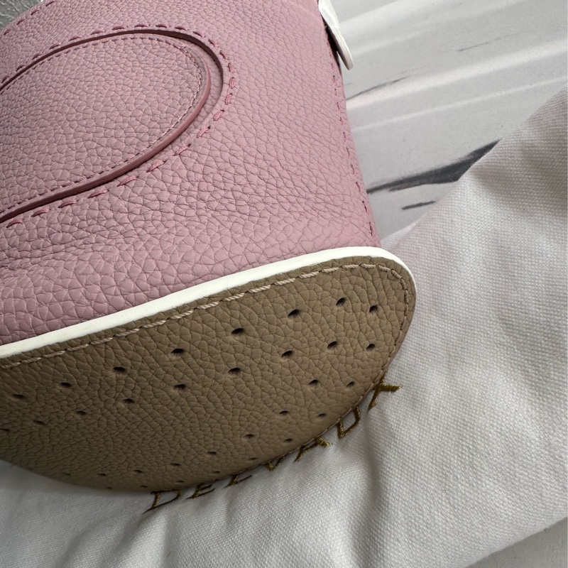 delvaux 粉色經典手提包👜-6