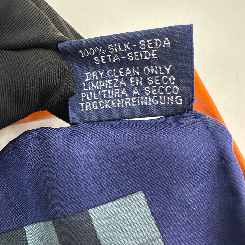 愛馬仕Hermes絲巾90*90cm，緞帶絲語bolduc，絕版愛馬仕絲巾-5