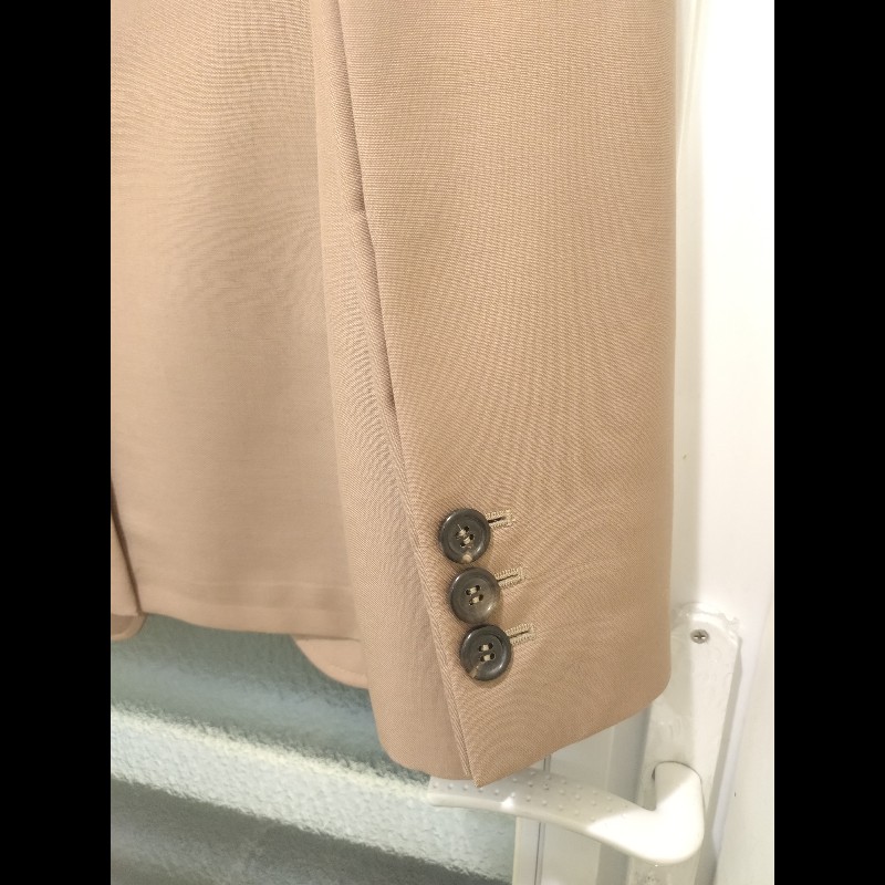 Prada 駝色西裝外套-4