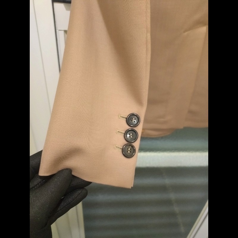 Prada 駝色西裝外套-7