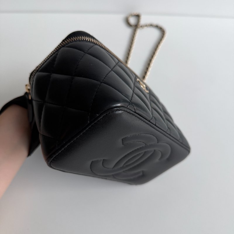 99新🆕 Chanel 香奈兒 手柄長盒子黑色金釦-7