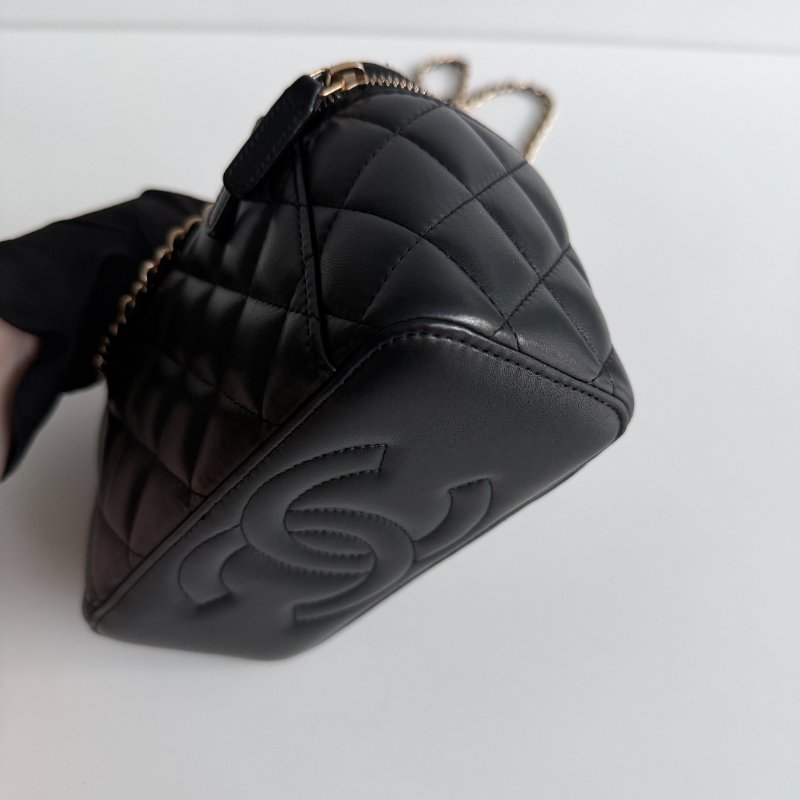 99新🆕 Chanel 香奈兒 手柄長盒子黑色金釦-8