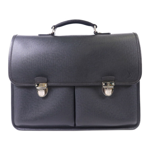 LOUIS VUITTON Taiga Anton Messenger Bag銀扣公事包