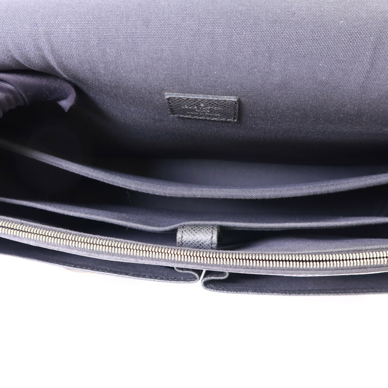 LOUIS VUITTON Taiga Anton Messenger Bag銀扣公事包-5