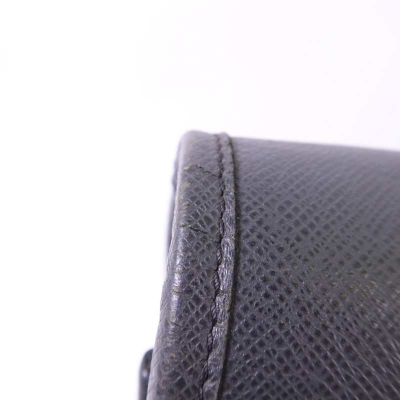 LOUIS VUITTON Taiga Anton Messenger Bag銀扣公事包-20