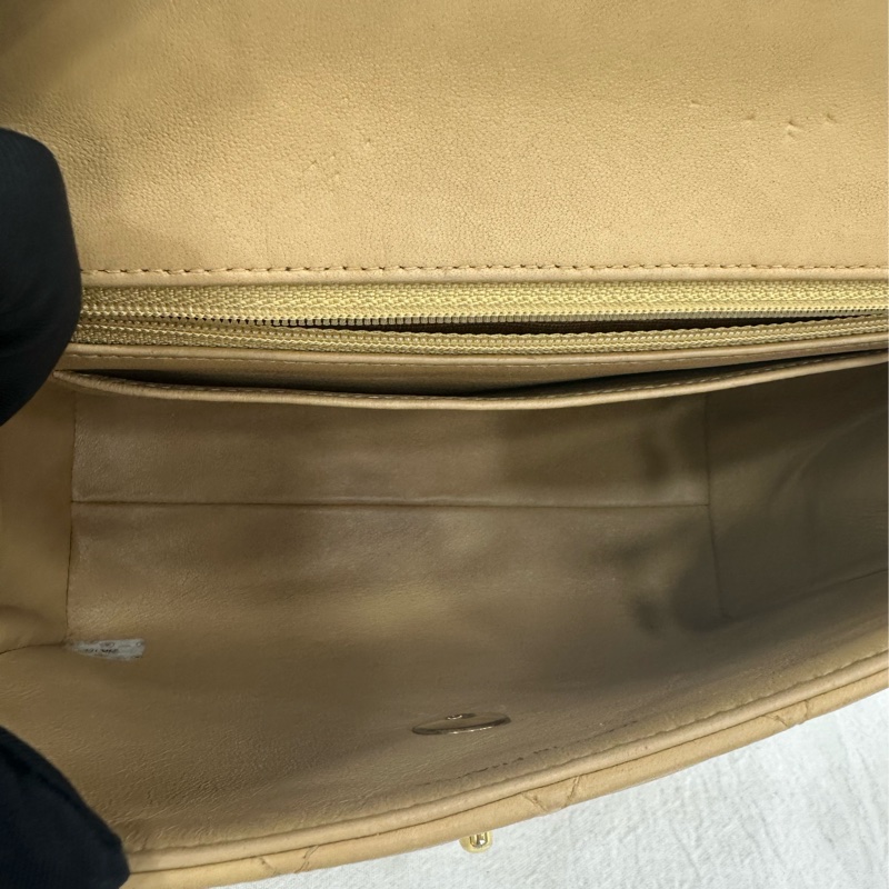 Chanel 香奈兒 vintage Kelly25經典中古手提 經典優雅,尺寸25×17 鐳射清楚-8
