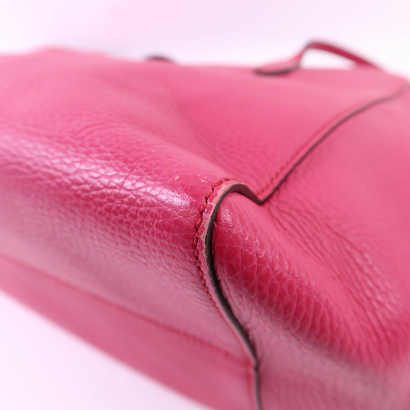 GUCCI 牛皮皮革Shoulder Bag金扣肩背袋-10