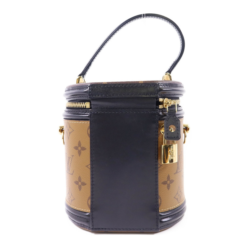 LOUIS VUITTON Monogram Reverse Cannes金扣手挽肩背兩用袋-1