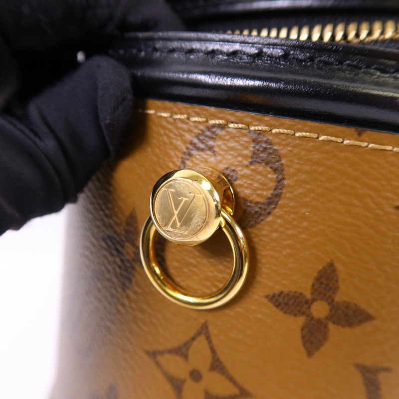 LOUIS VUITTON Monogram Reverse Cannes金扣手挽肩背兩用袋-7